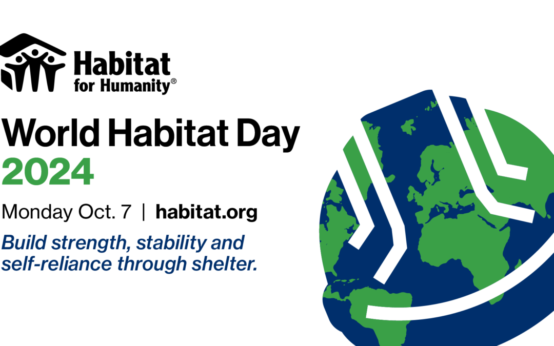 Help us celebrate World Habitat Day!