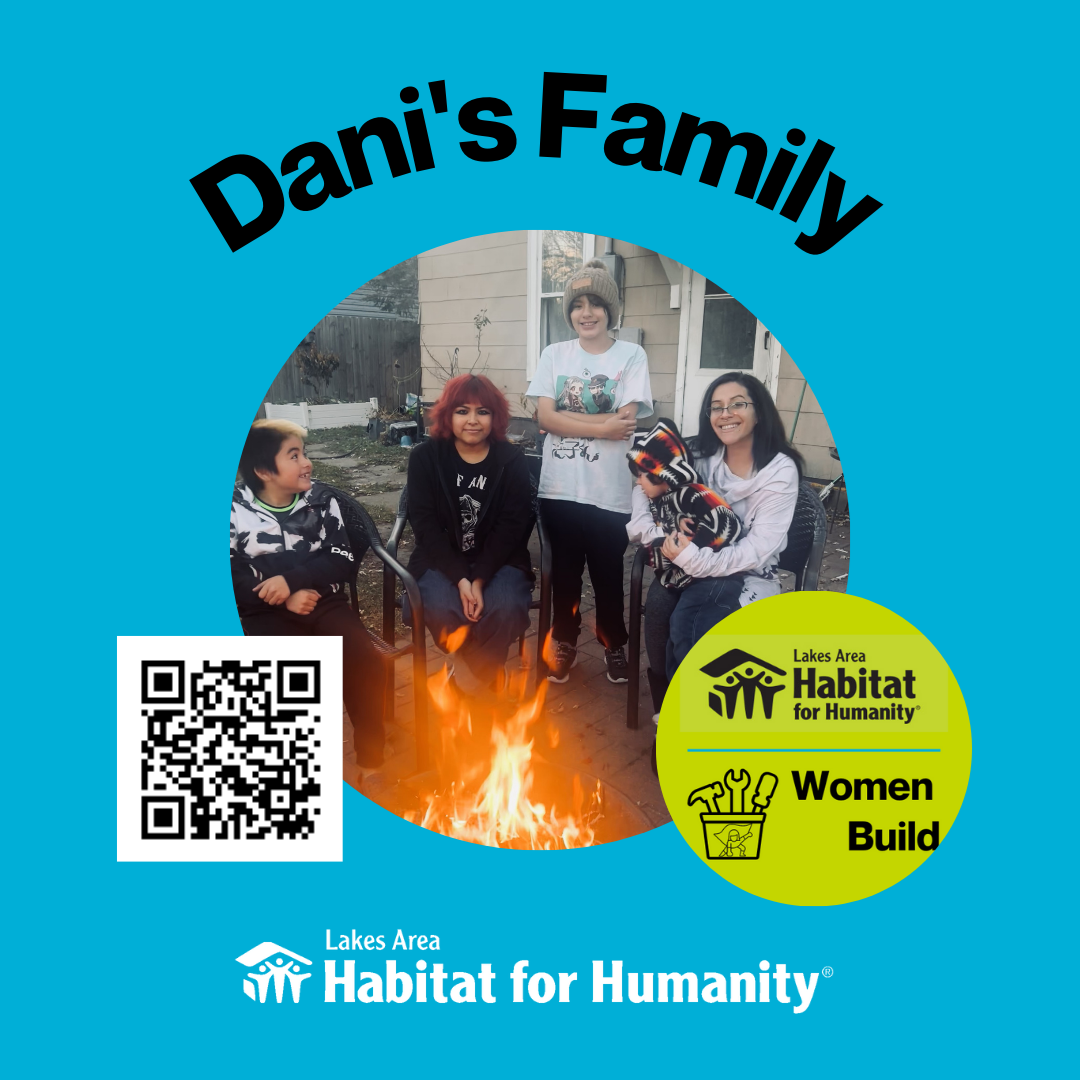 Dani's Family Story at Lakes Area Habitat for Humanity